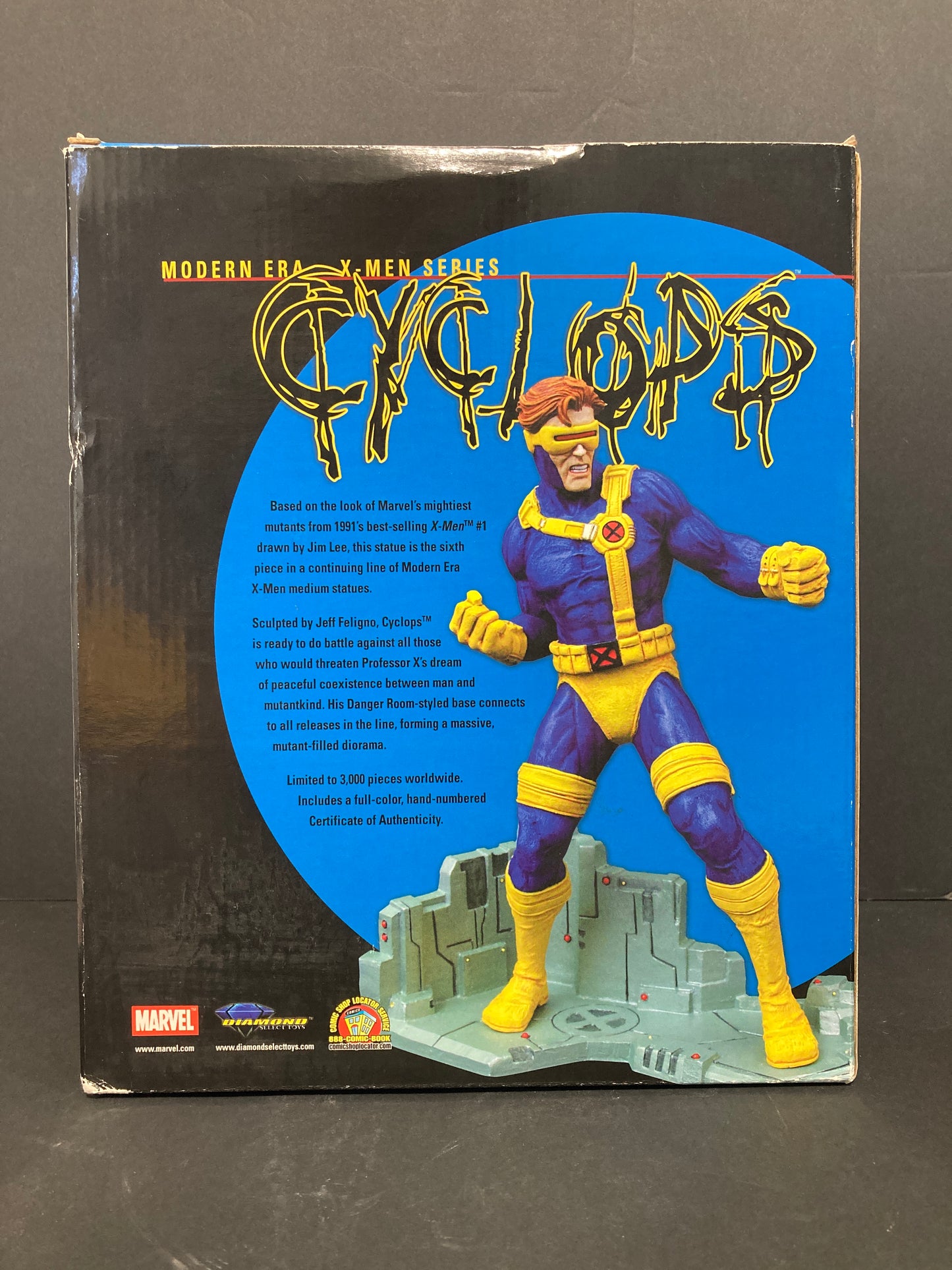 Cyclops Diamond Select Modern Era X-Men Series Limited 1/3000 Statue 2004 (Open)