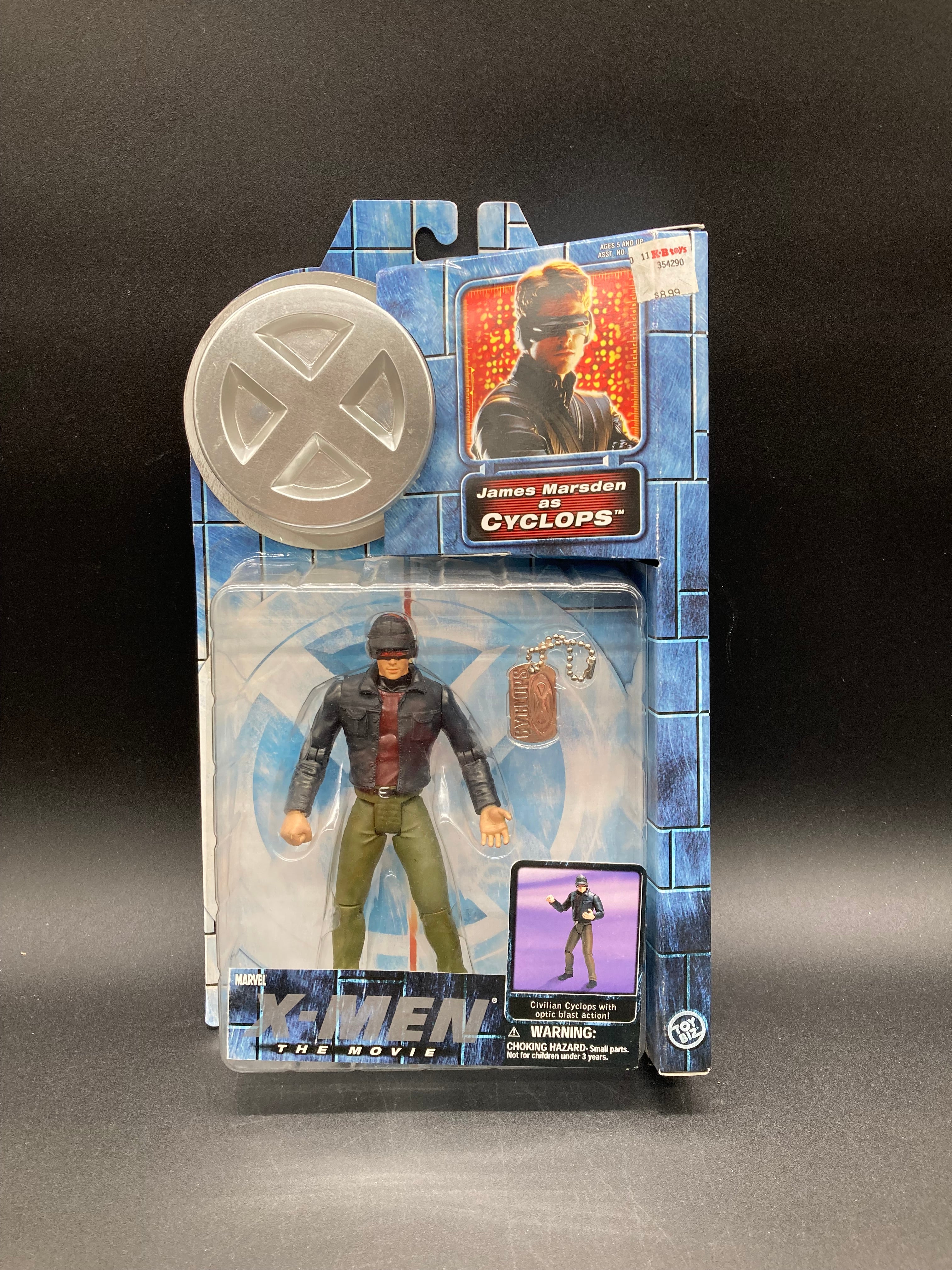 Cyclops (Plain Clothes) X-Men: Movie Action Figure Toybiz 2000