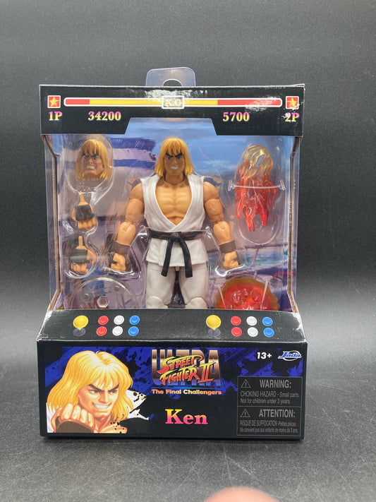 Ken (Player 2 Variant) Jada Toys Capcom Ultra Street Fighter 2 Figure 2025