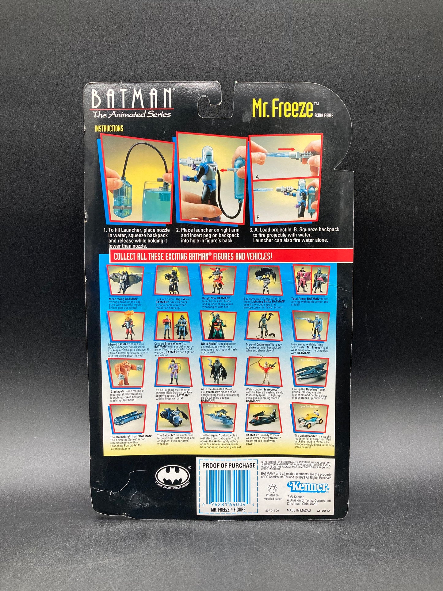 "Mr. Freeze" Batman: The Animated Series Action Figure Kenner 1993