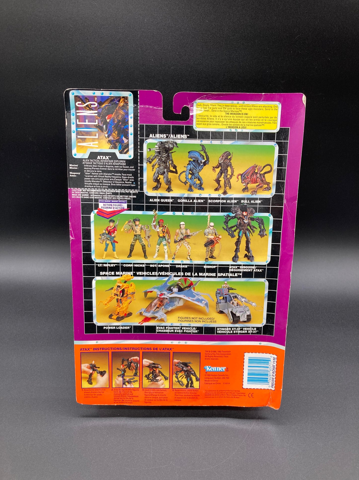 ATAX Kenner ALIENS Figure 1992