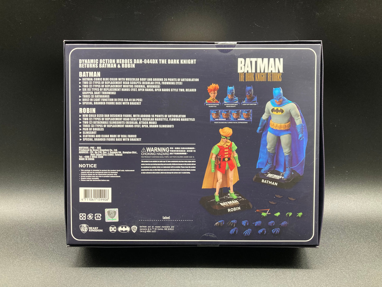 The Dark Knight Returns Beast Kingdom Batman & Robin Dynamic 8ction Heroes Figure Set