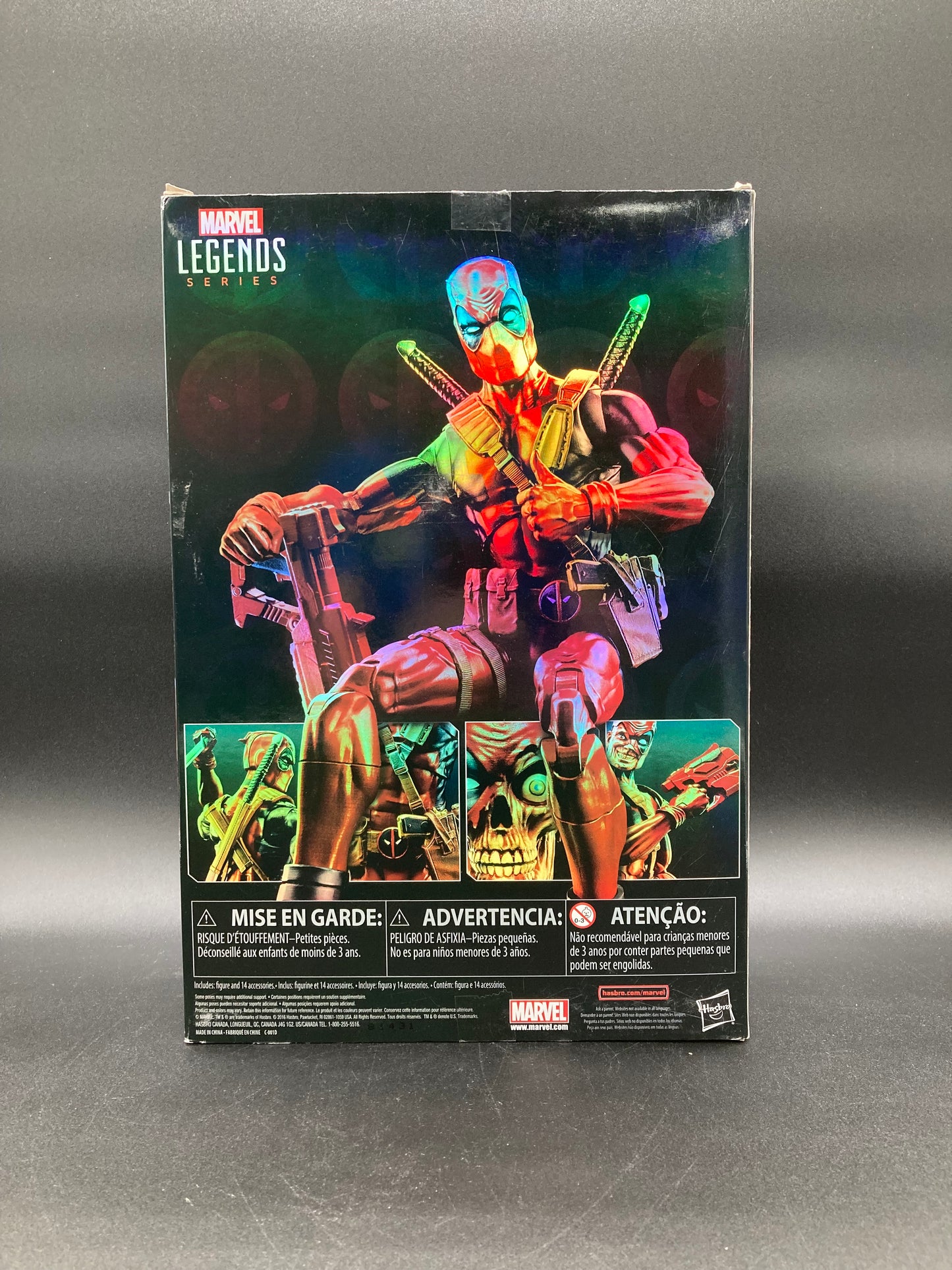 Deadpool 12” Figure Hasbro Marvel Legends 2016 (Opened)