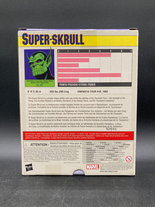 Super Skrull Hasbro Marvel Legends Retro NYCC 2025 Exclusive Figure