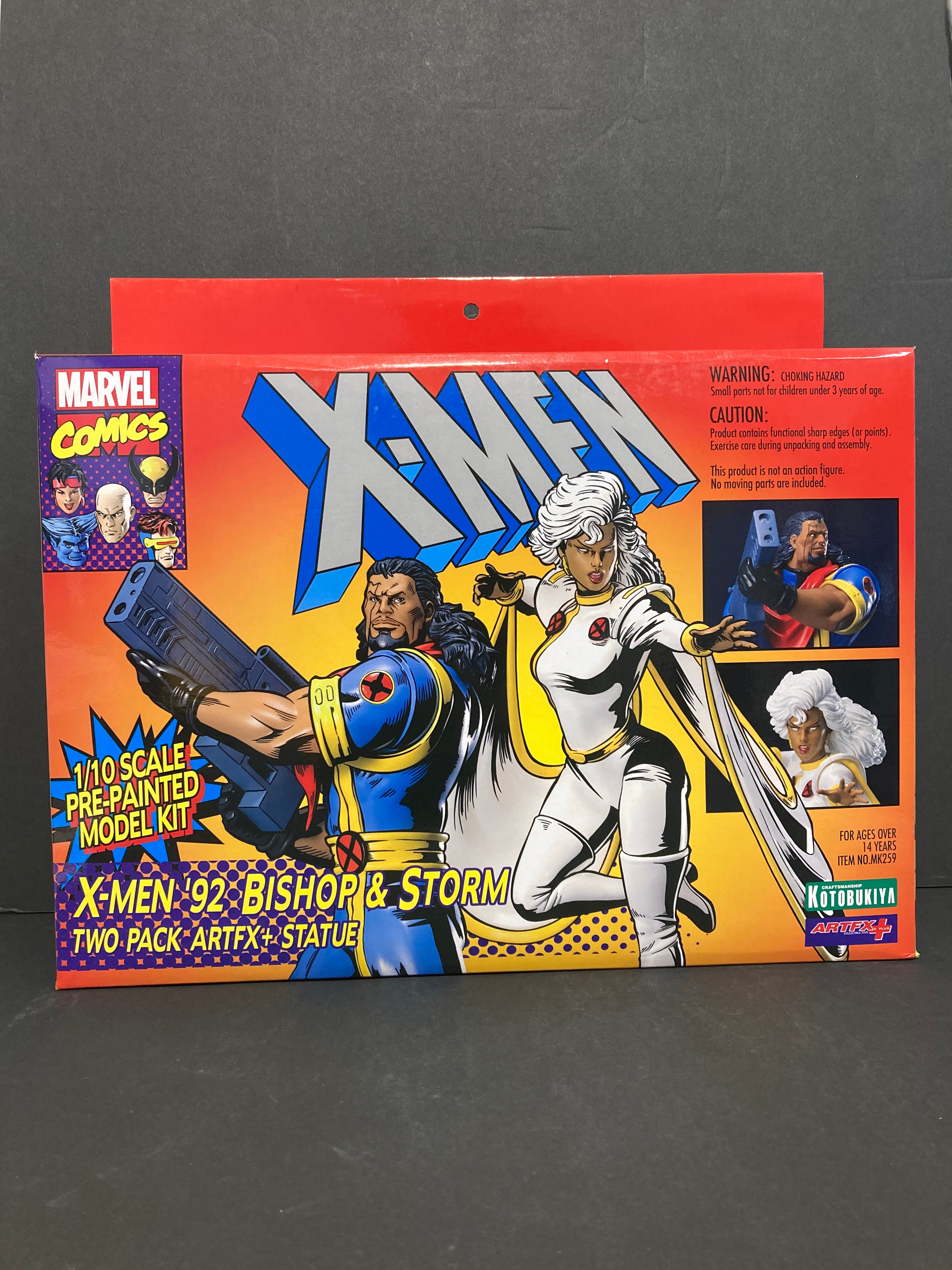 X-Men ‘92 Bishop & Storm Kotobukiya ArtFX Statue Set (Open)
