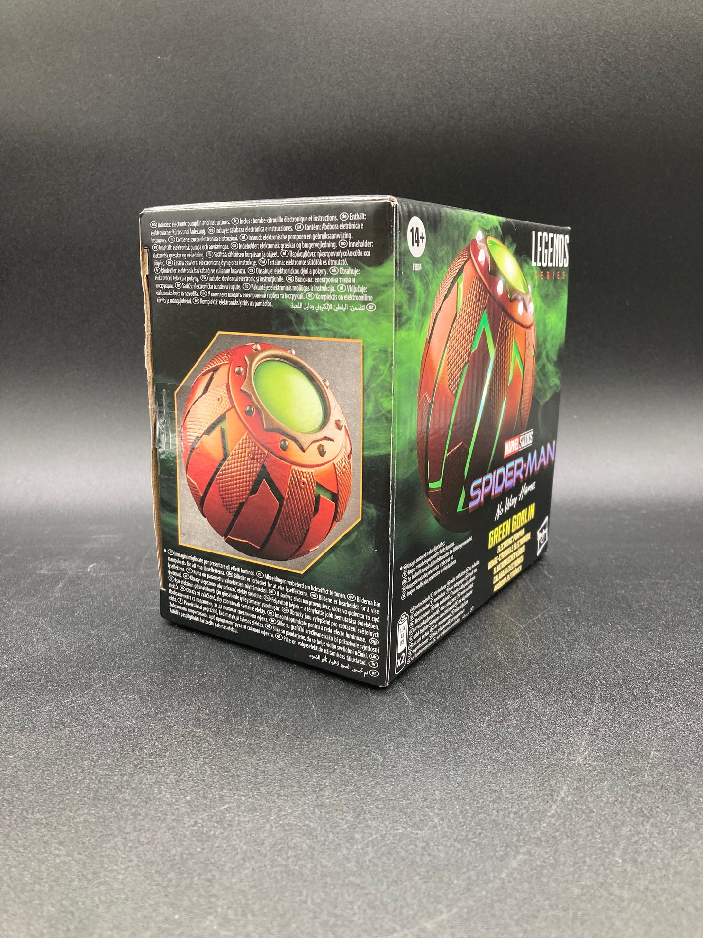 Green Goblin Pumpkin Electronic Bomb Hasbro Marvel Legends Series Spider-Man No Way Home Toy 2024 Costume/Cosplay Accessory