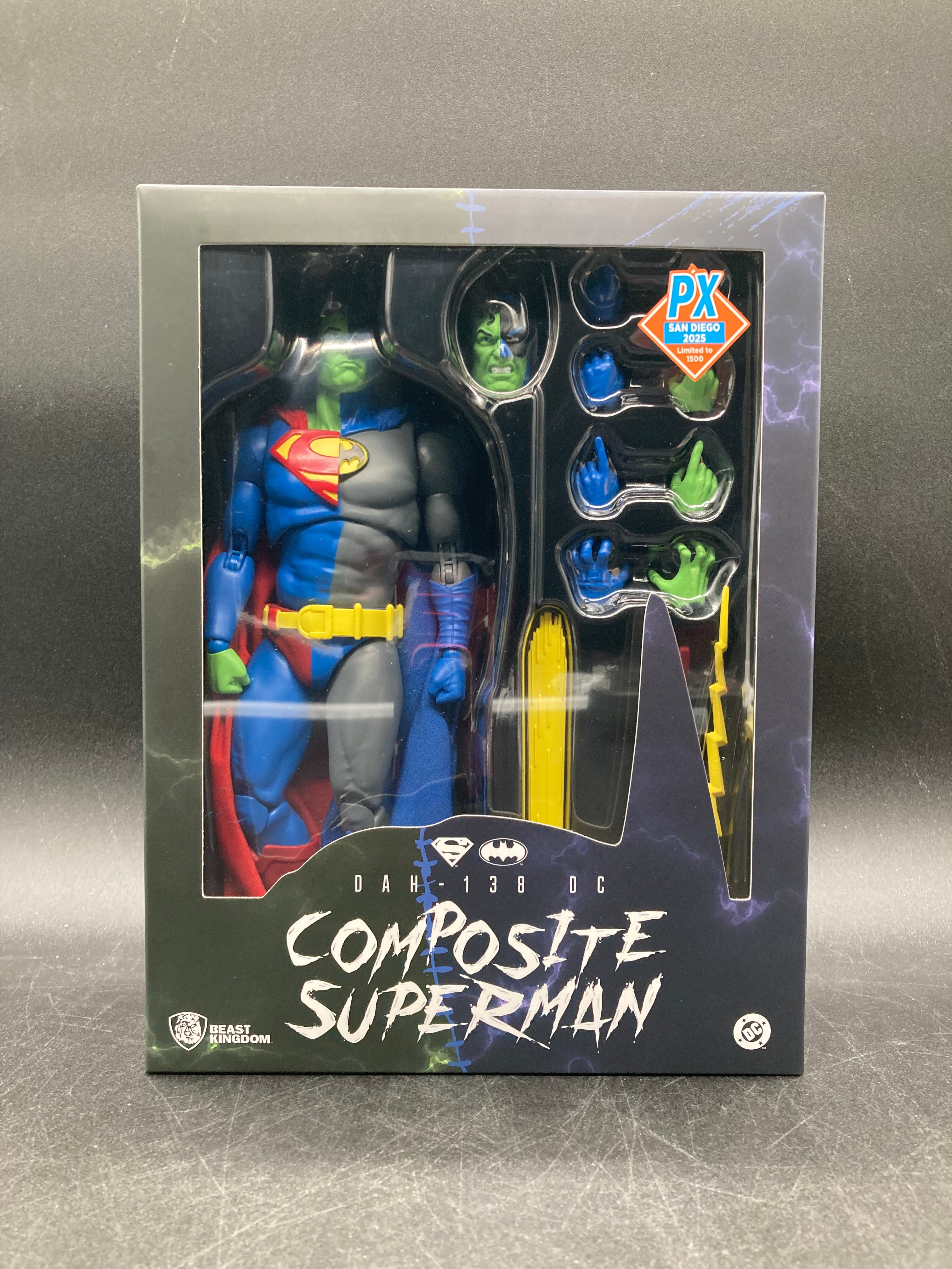 Composite Superman Beast Kingdom DC Comics Dynamic 8ction Heroes SDCC 2025 PX Previews Exclusive Limited Edition Action Figure DAH-138