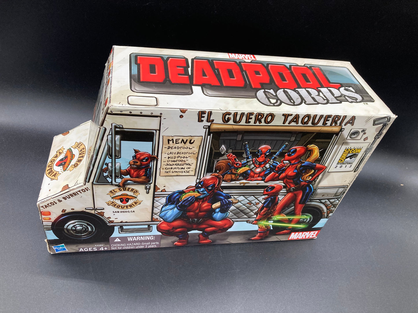 Deadpool Corps Taco Truck Hasbro Marvel 3.75 Figure Set Marvel Legends San Diego Comic Con 2013 Exclusive
