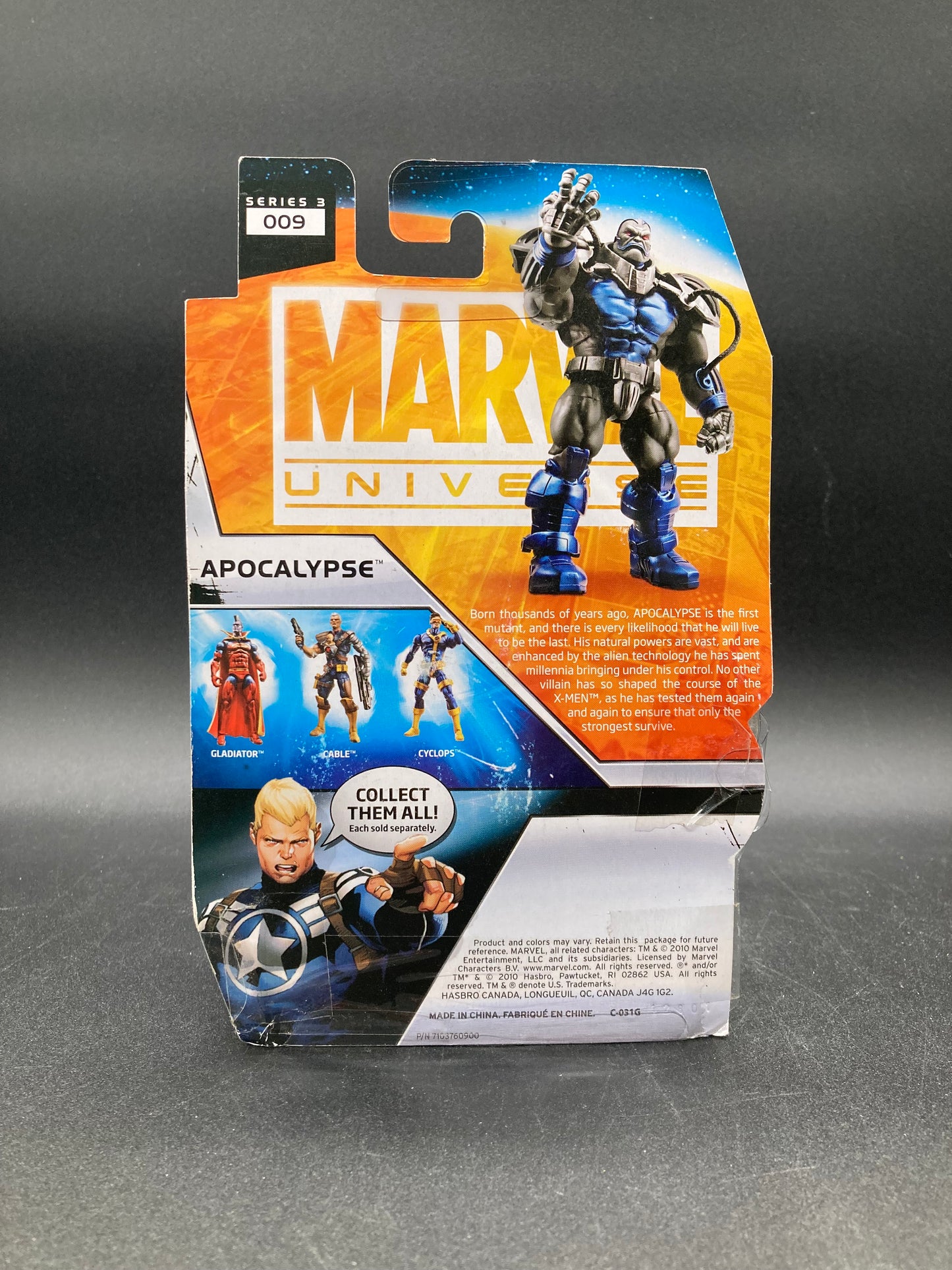 Apocalypse Marvel Universe 3.75 in. Action Figure Hasbro 2010