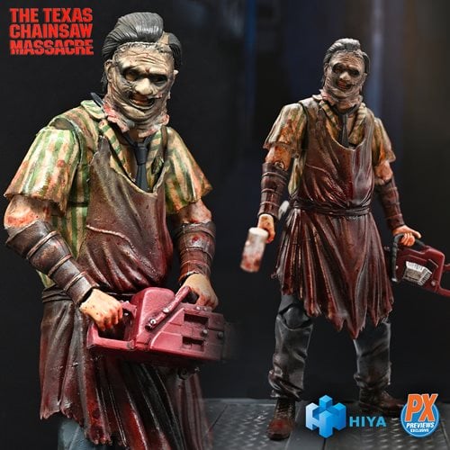 Texas Chainsaw Massacre 2003 Leatherface Slaughter Version Exquisite Mini 1:18 Action Figure Exclusive