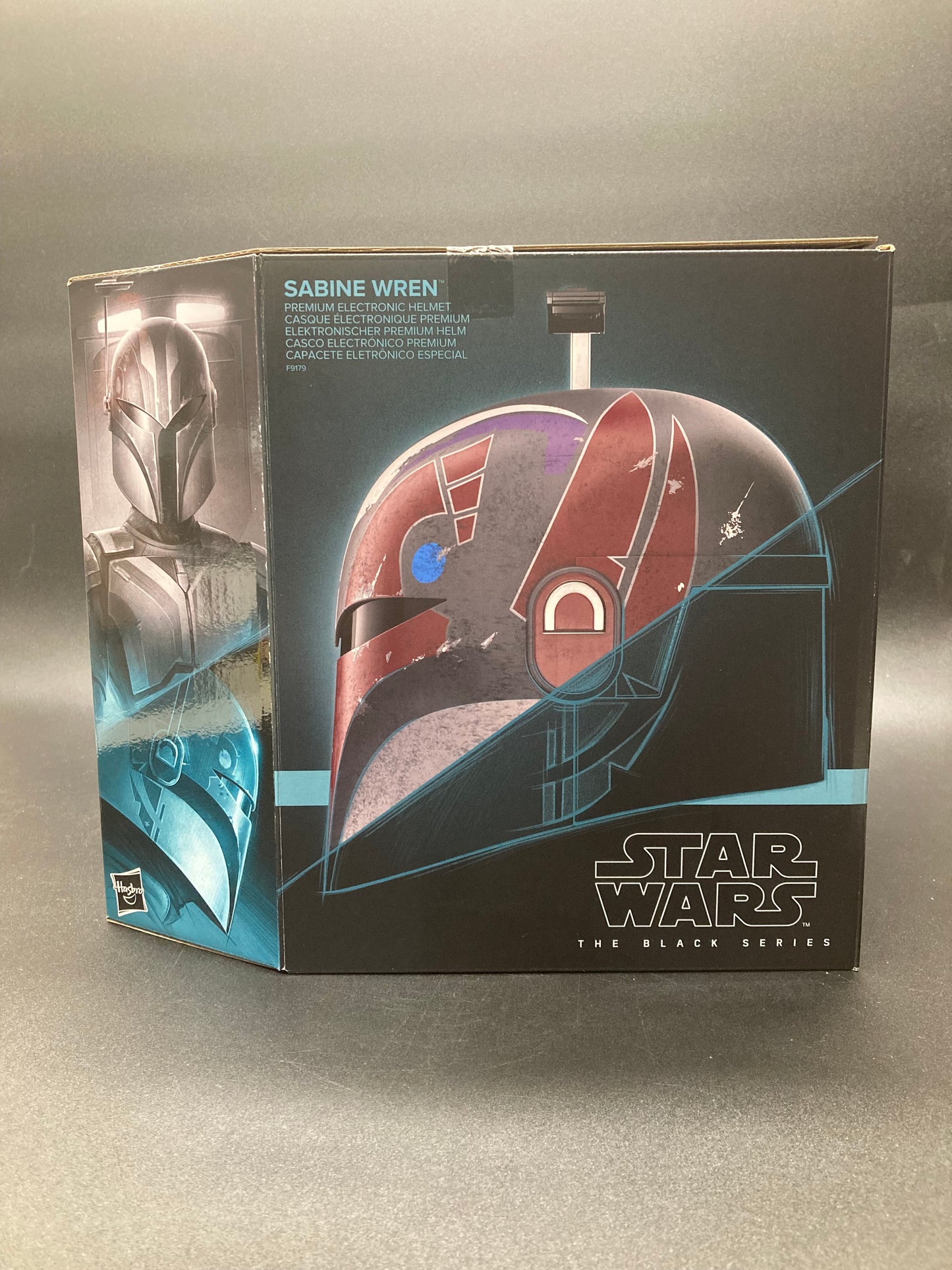 Sabine Black Series Wren Electronic Helmet & Force FX Lightsaber Hasbro Star Wars Cosplay Prop Bundle