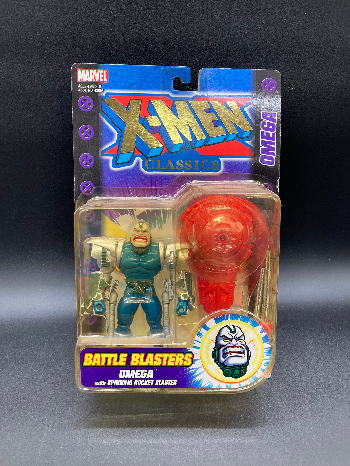 Omega X-Men Classics: Battle Blasters Action Figure Toybiz 2000