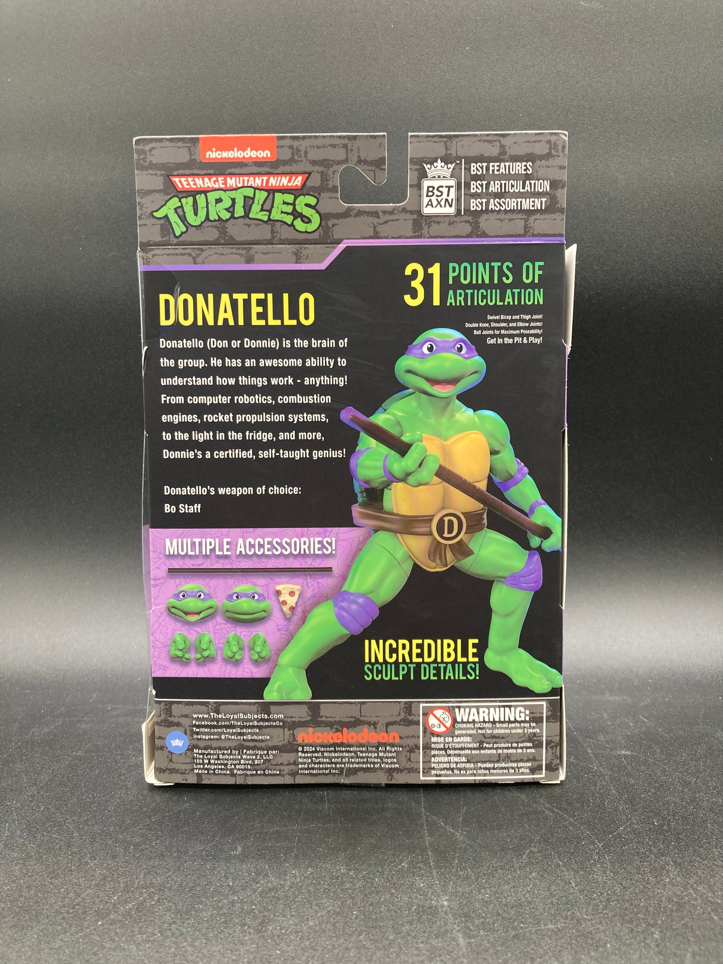 Donatello Loyal Subjects Retro Teenage Mutant Ninja Turtles Figure 2024