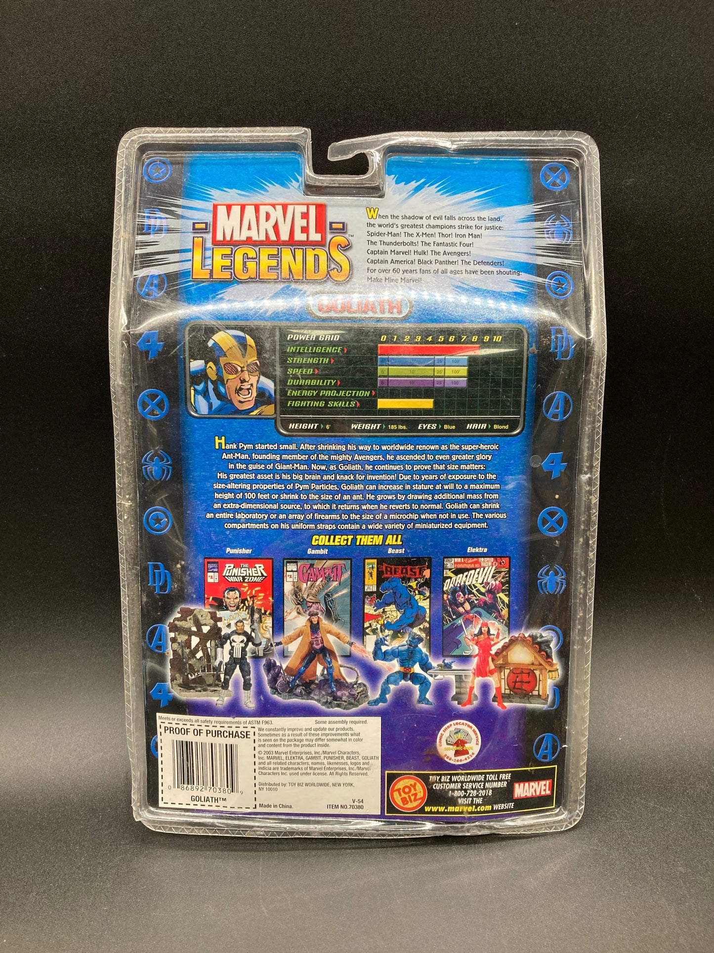 Goliath Marvel Legends Series 4 Action Figure Toybiz 2003