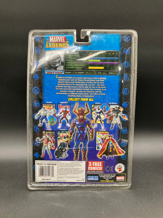 1st Appearance Grey Hulk Toybiz Marvel Legends Galactus Series Figure 2005