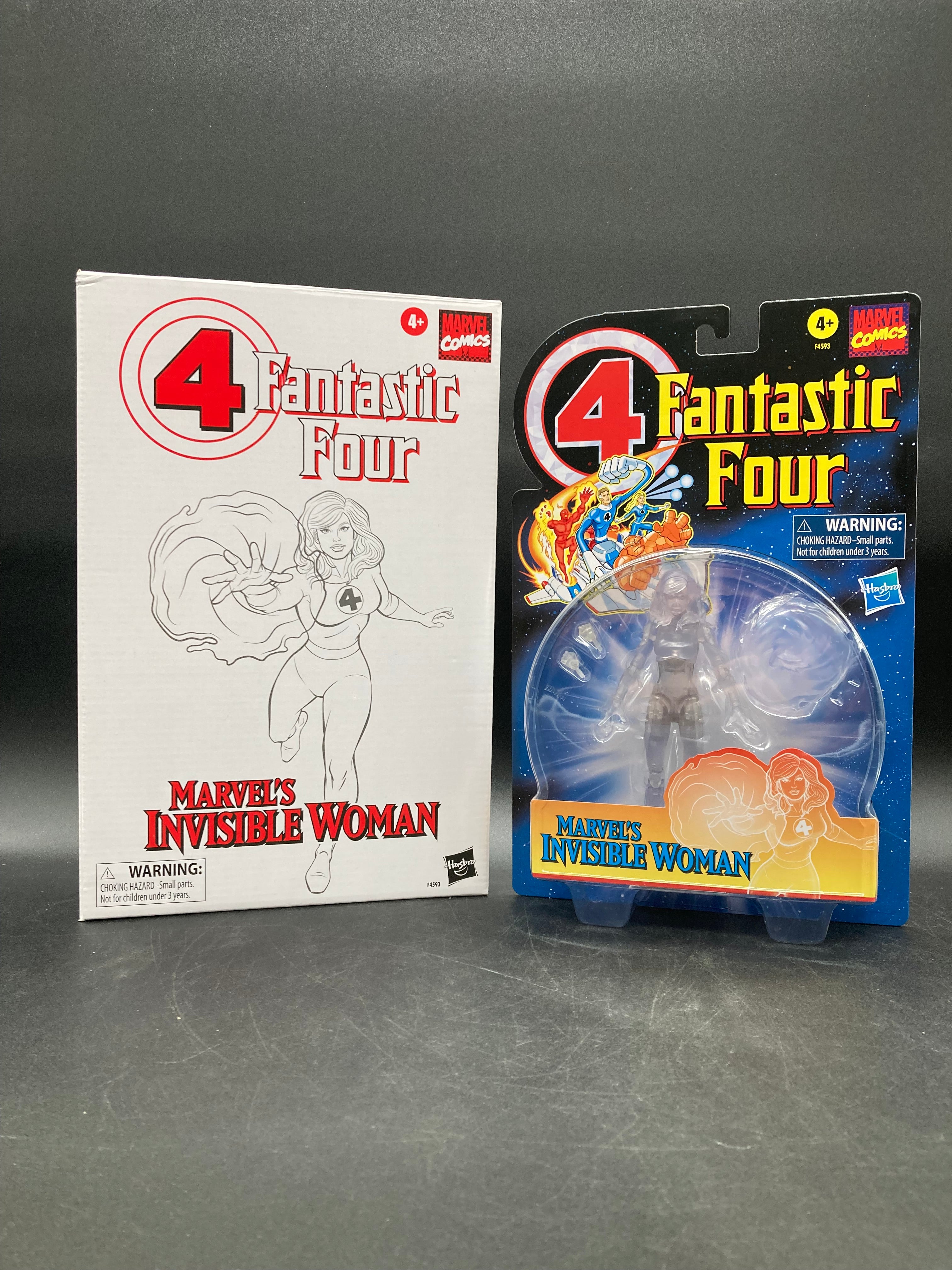 Invisible Woman (Clear Variant) Hasbro Pulse Exclusive Marvel Legends Fantastic Four Retro Likited Edition Figure 2021