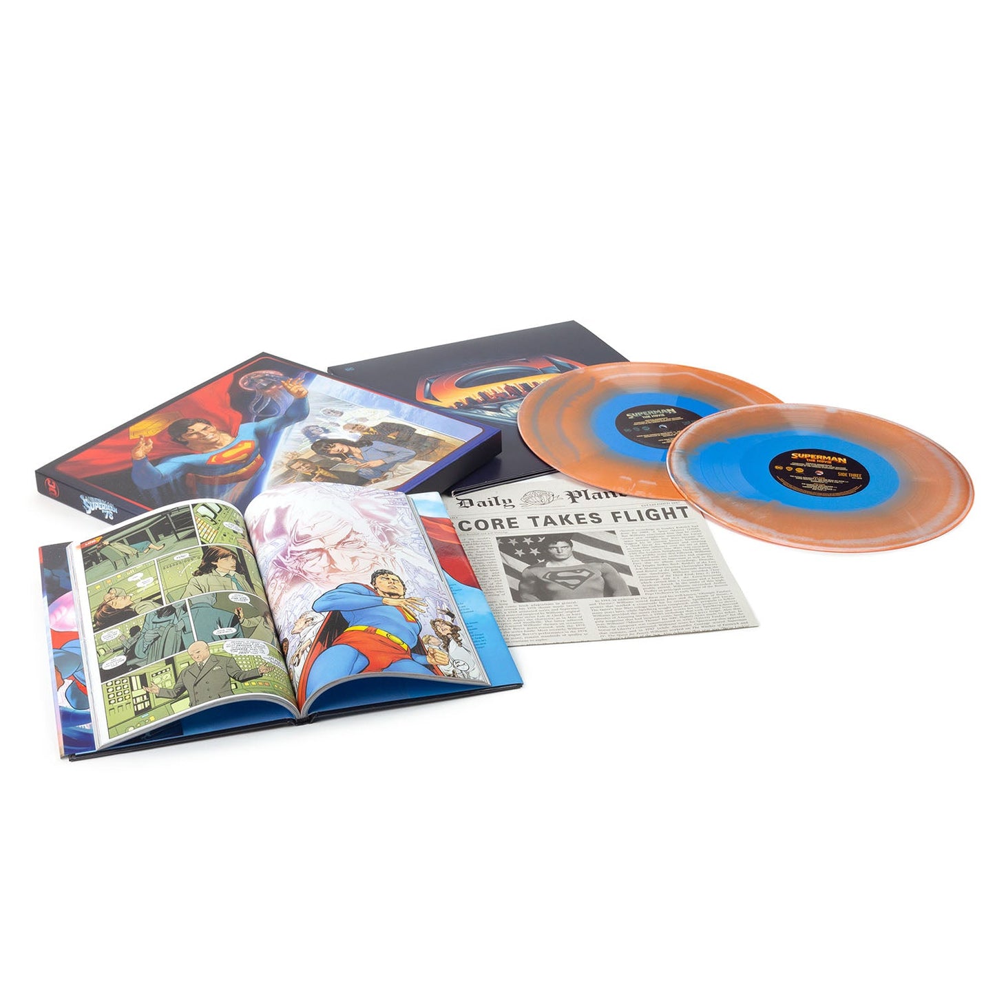 Superman: The Movie MONDO 2XLP Vinyl & Graphic Novel Box Set