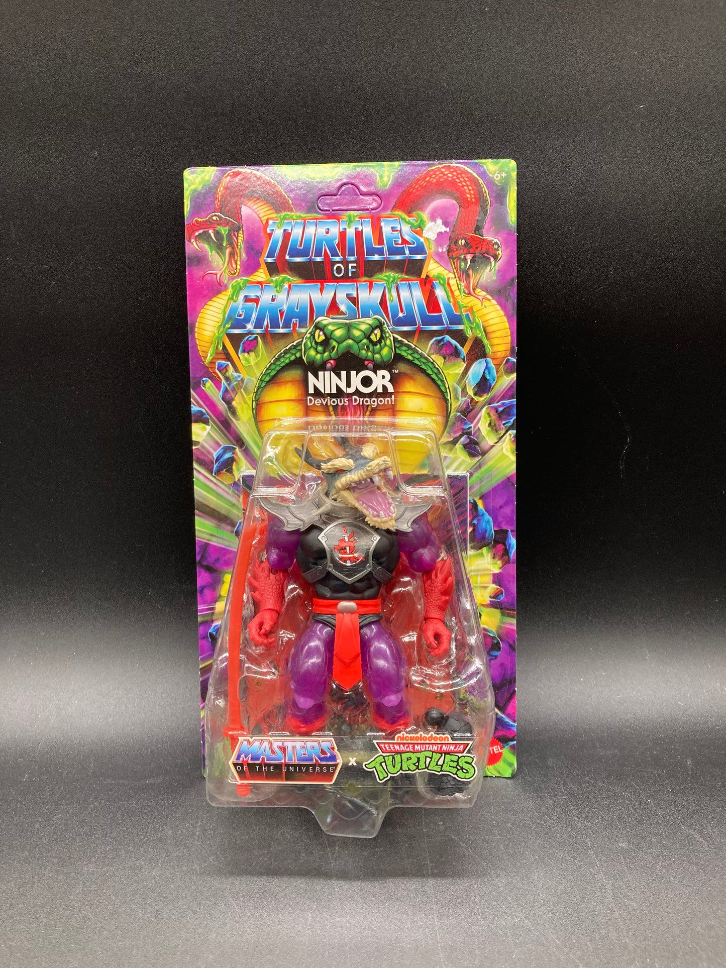 Ninjor Masters of the Universe Origins: Turtles Of Grayskull Action Figure Mattel 2024