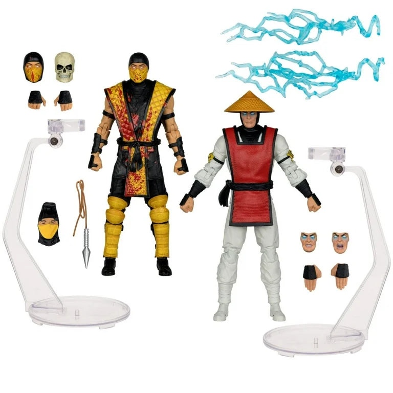 Scorpion VS Raiden McFarlane Mortal Kombat Klassic Battle:2 Figure Set 2025