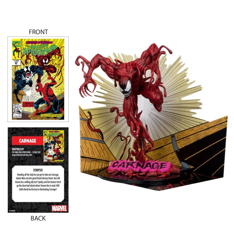 Carnage McFarlane Marvel Comics (The Amazing Spider-Man #362) 1/10 Scale Figure