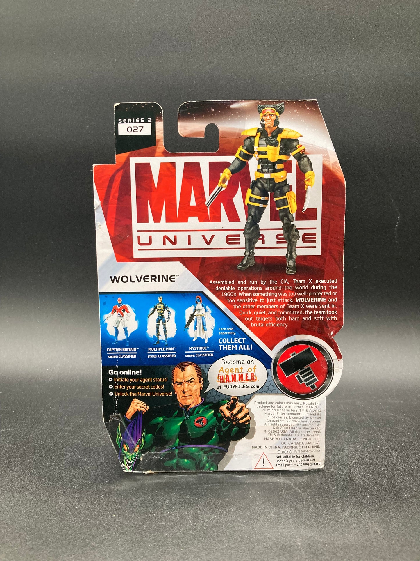 Wolverine Marvel Universe 3.75 in. Action Figure Hasbro 2010