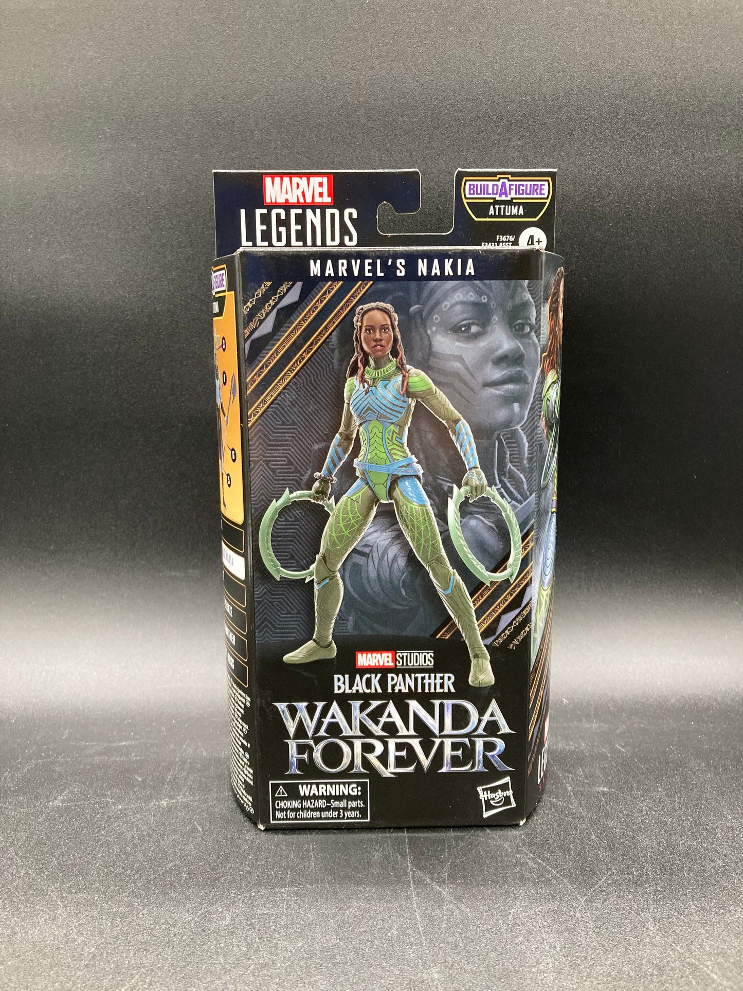 Nakia Hasbro Marvel Legends Black Panther Wakanda Forever Figure Attuma BAF 2022