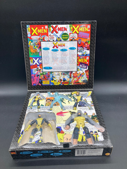 X-Men First Issue Toybiz Cyclops, Marvel Girl, Beast, Iceman & Angel Marvel Collector Edition Figure Set 1997