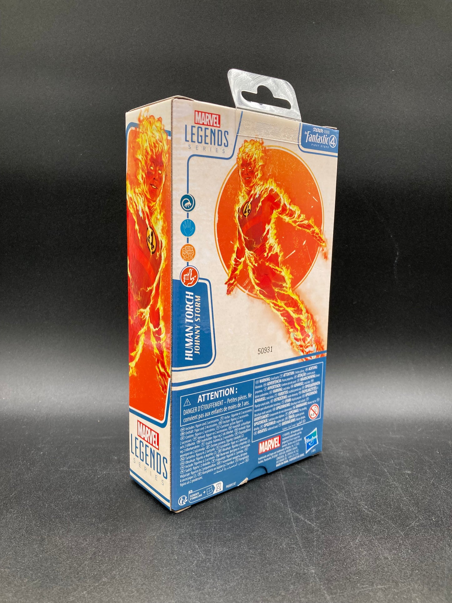 Human Torch Hasbro Marvel Legends Fantastic Four The First Steps Figure 2025