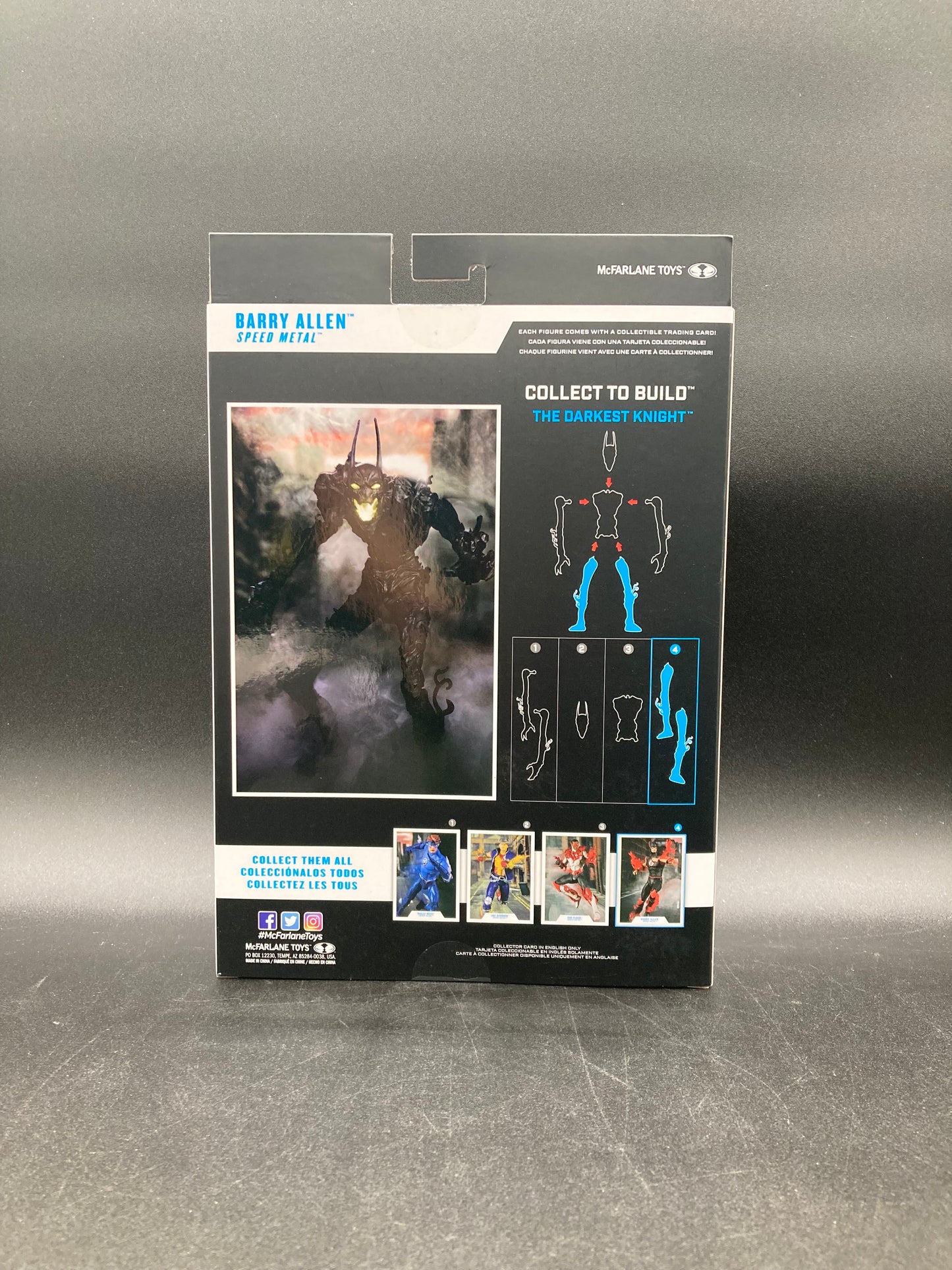 Barry Allen DC Multiverse McFarlane Toys Speed Metal Figure Darkest Knight BAF 2022