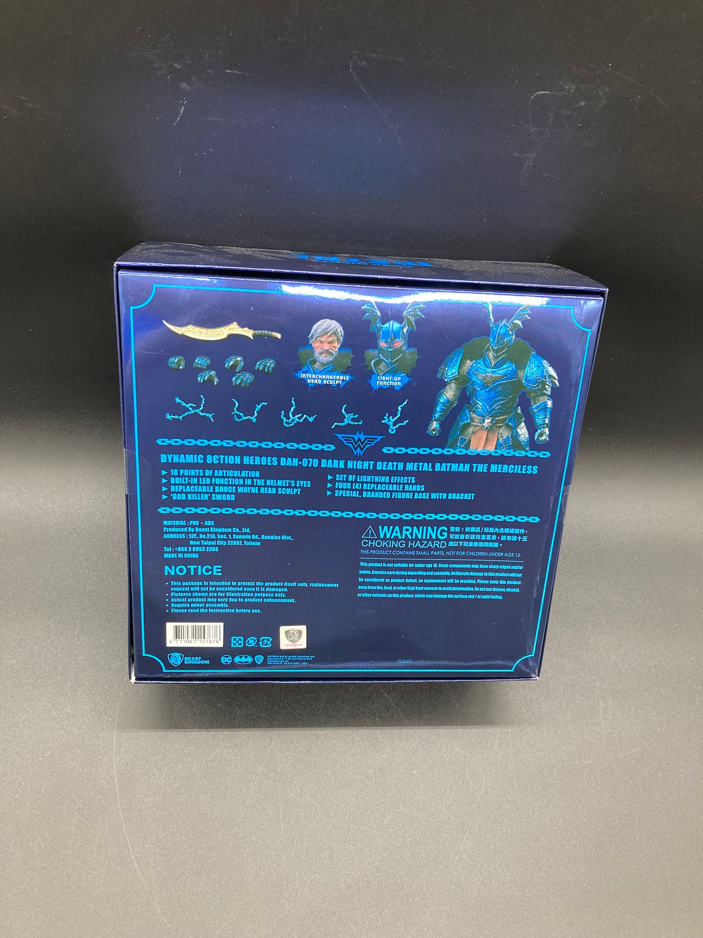 Batman The Merciless Beast Kingdom Dark Knights Metal Dynamic 8ction Heroes Action Figure