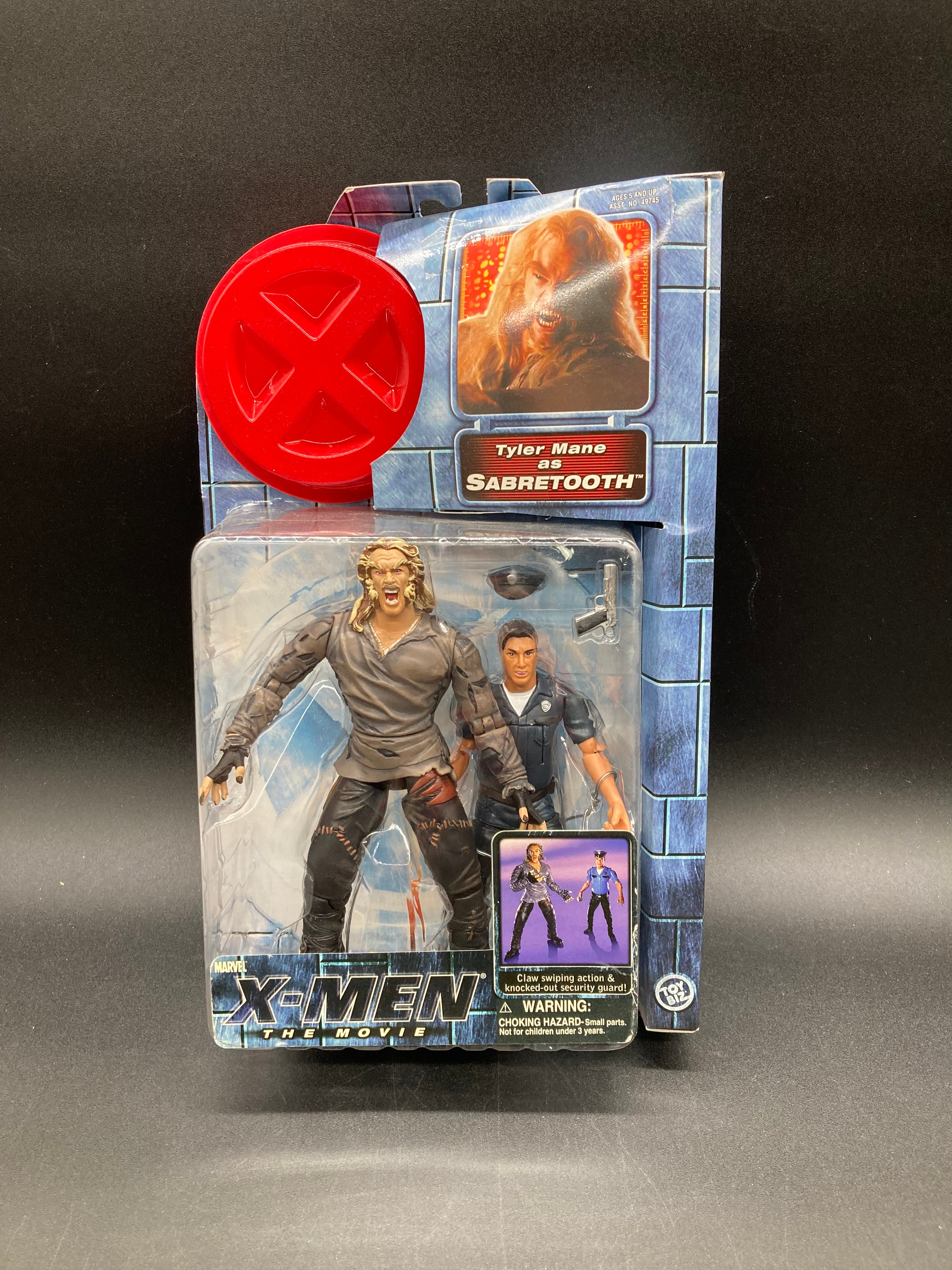 Sabretooth X-Men: Movie Action Figure Toybiz 2000