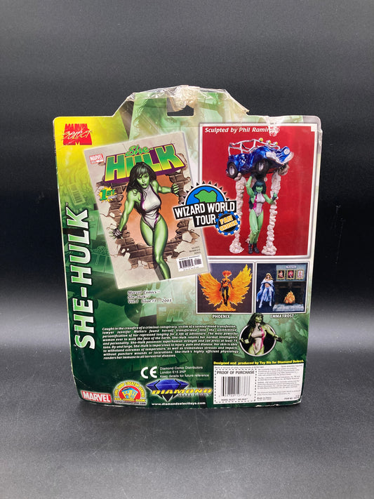 She-Hulk Diamond Select Wizard World Tour Exclusive Marvel Select Figure 2005