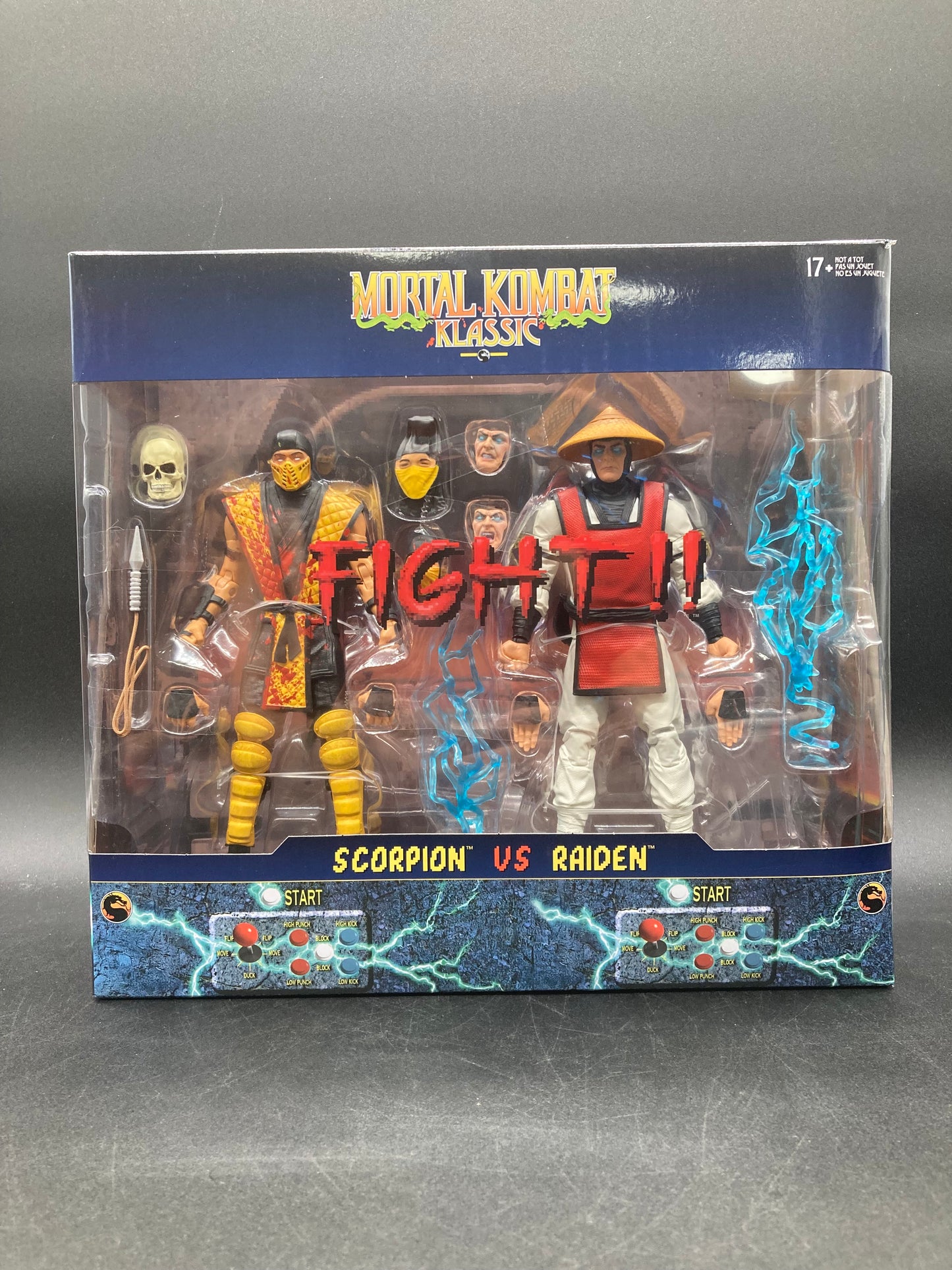 Scorpion VS Raiden McFarlane Mortal Kombat Klassic Battle:2 Figure Set 2025