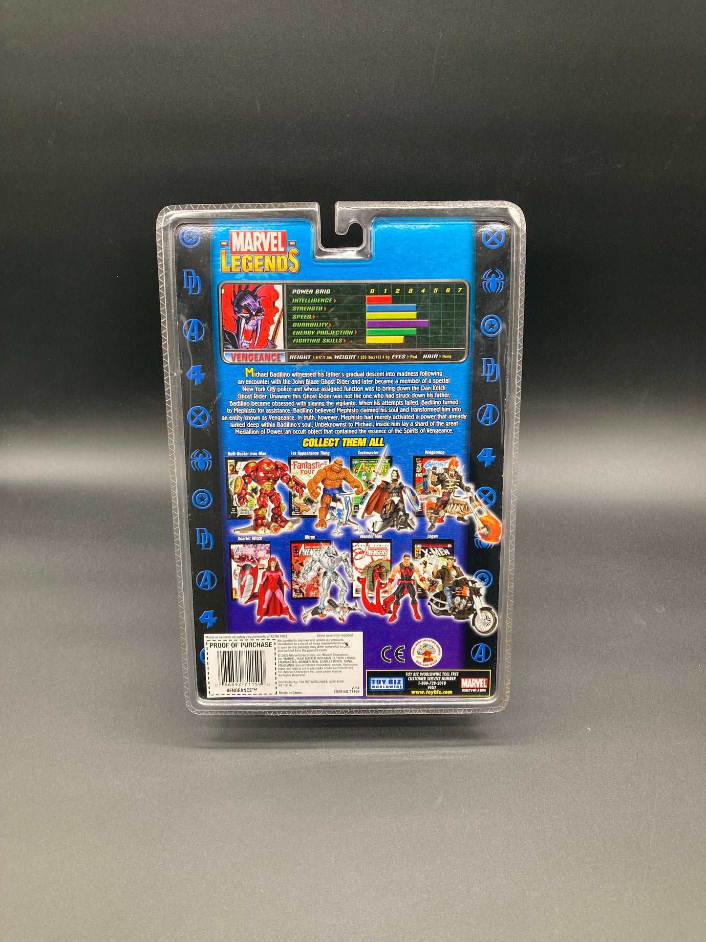 Vengeance Marvel Legends Legendary Rider series 11 Action figure Toybiz 2005