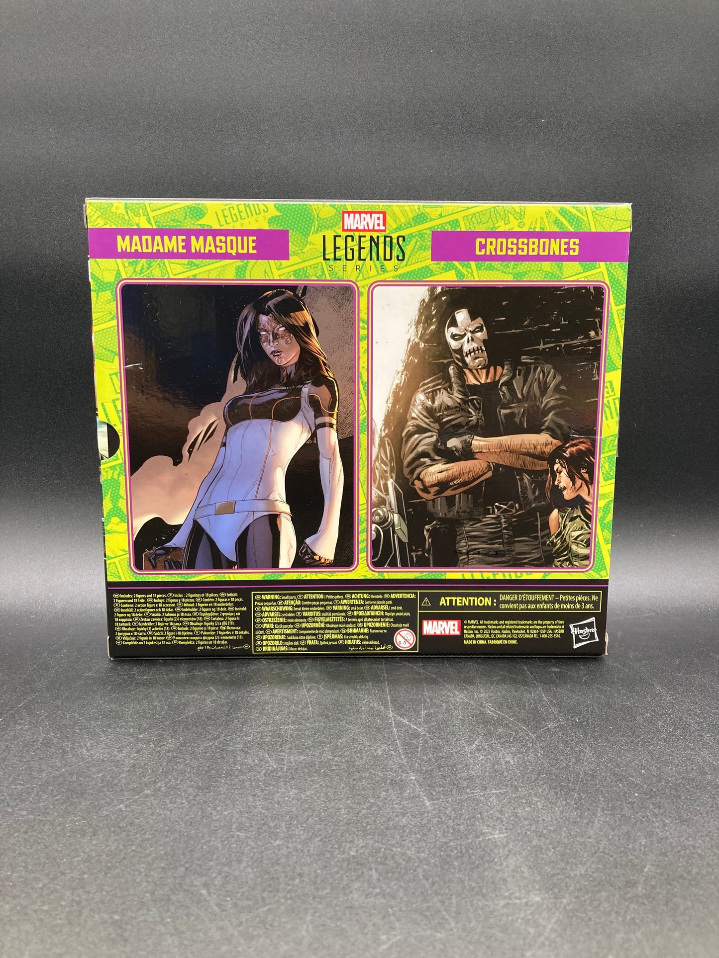 Madam Masque & Crossbones Hasbro Marvel Legends Marvel Super Villains Figure Set 2025 Amazon Exclusive