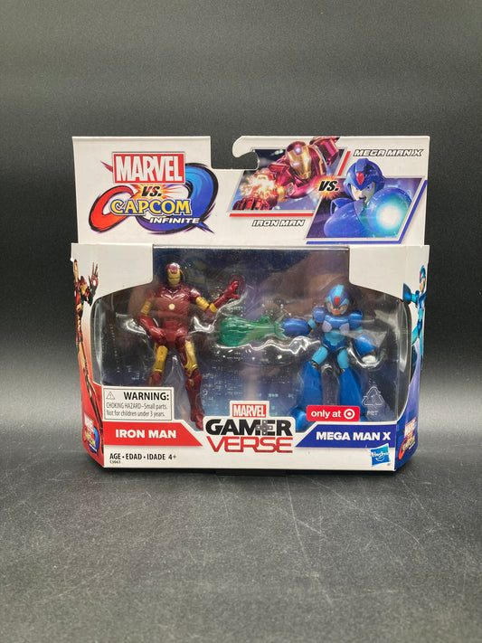 Iron Man VS Mega Man X Hasbro Marvel VS Capcom Infinite 3.75” Target Exclusive Figure Set 2017