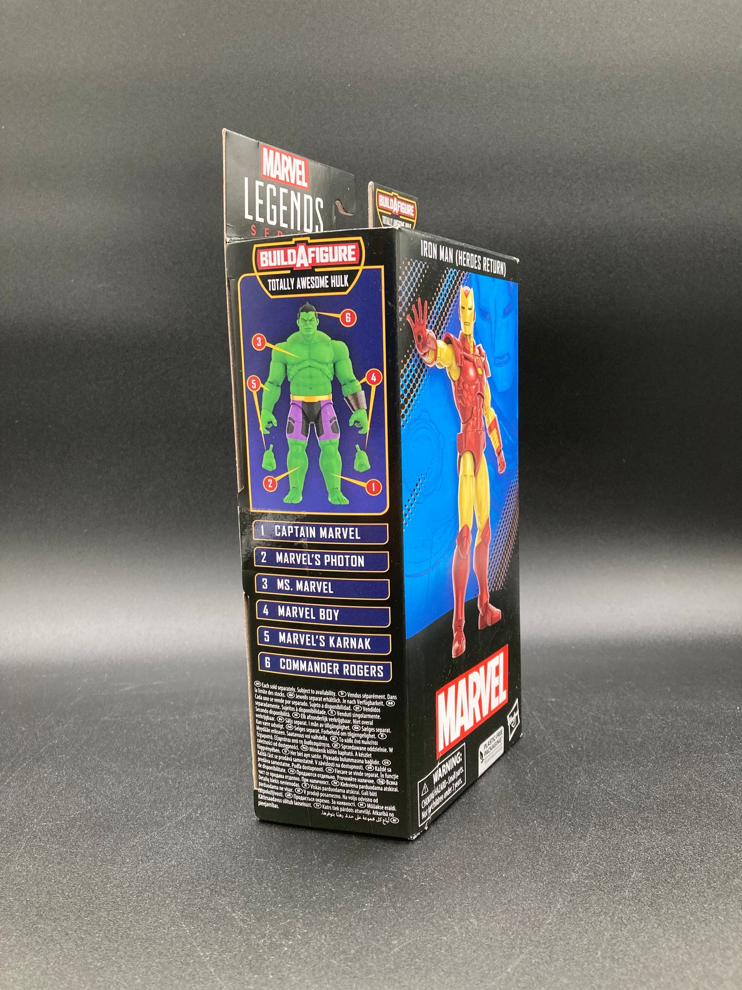 Iron Man (Heroes Return) Figure Hasbro Marvel Legends Totally Awesome Hulk BAF 2022