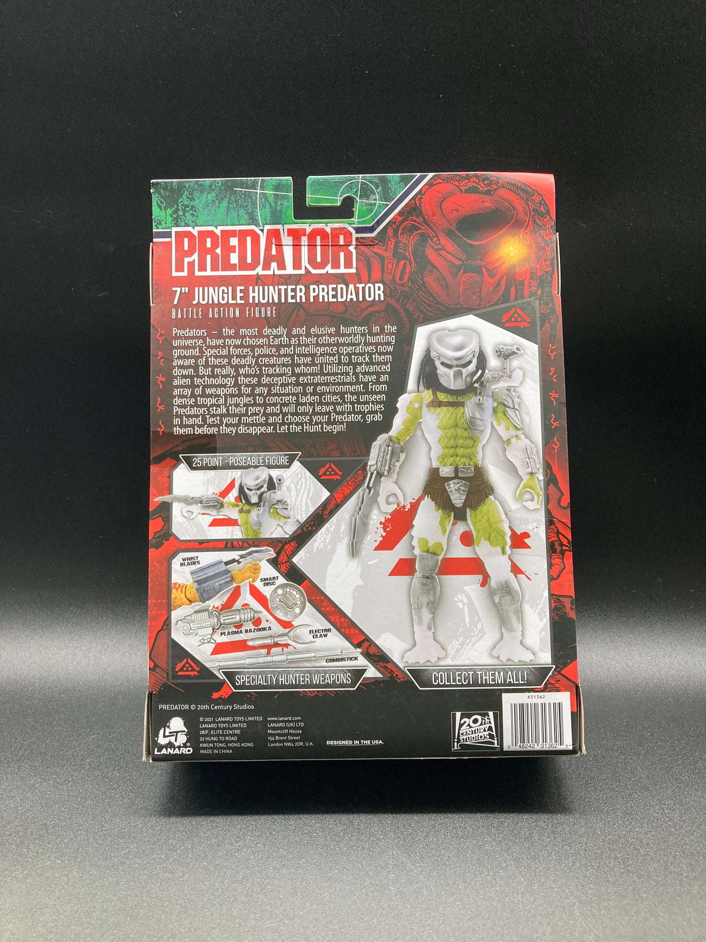 Predator Jungle Hunter Lanard Toys 20th Century Studios Figure 2021 Walmart Exclusive