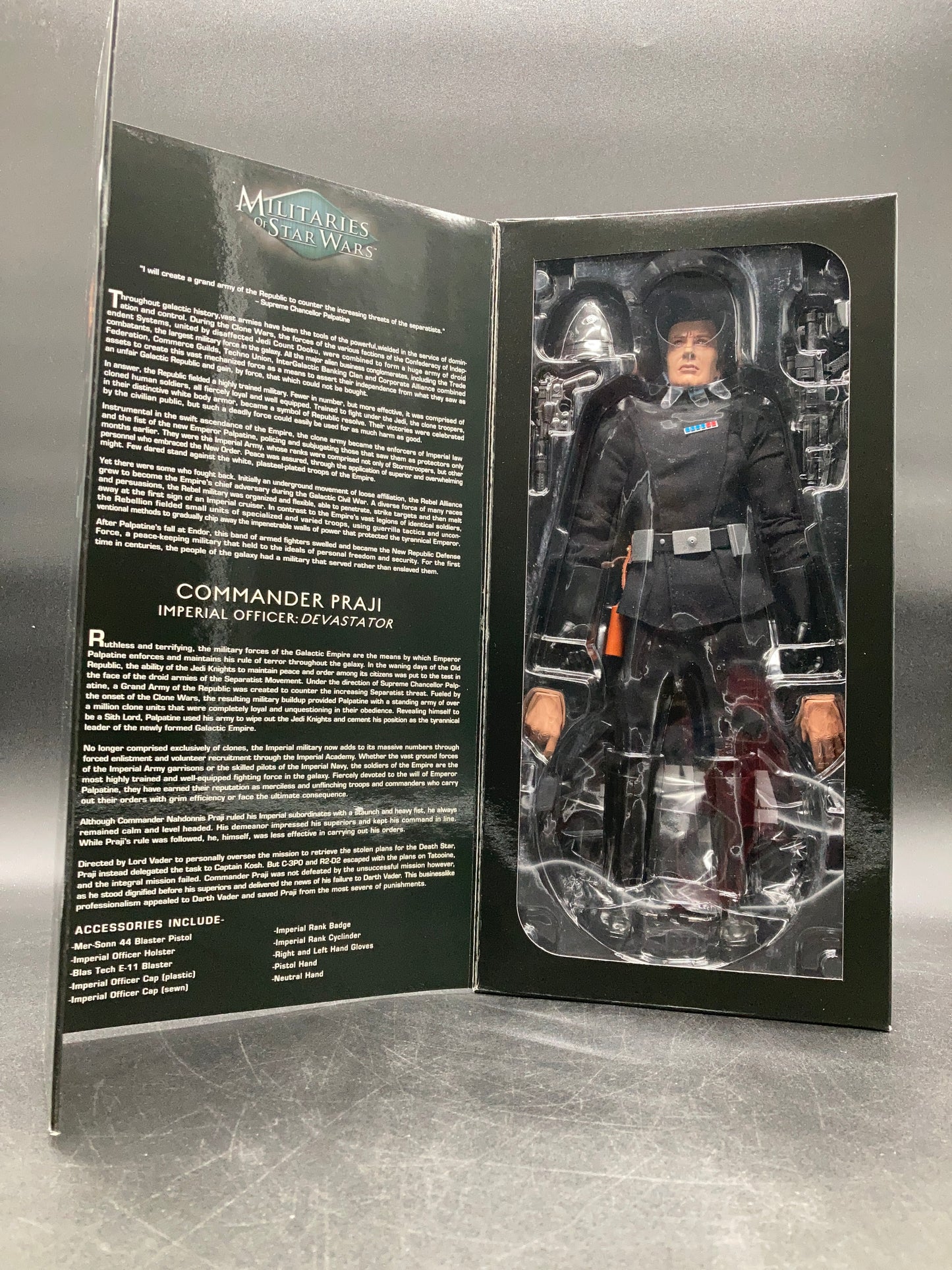 Commander Praji Sideshow Collectibles Militaries of Star Wars 1:6 Scale Figure 2008