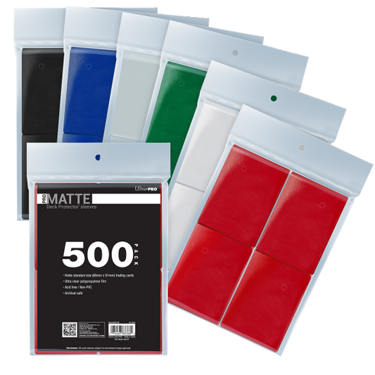 PRO-Matte Standard Deck Protector Sleeves Bundle (500ct)