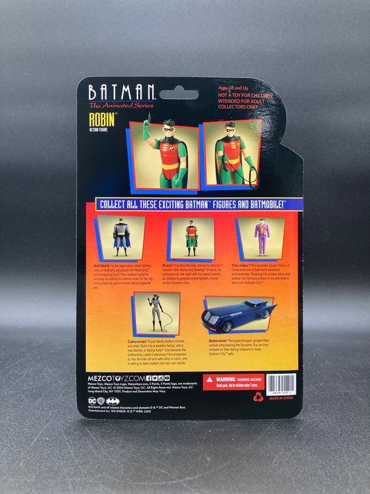 Robin Batman: The Animated Series 3.75 in. Action Figure Mezco Toyz 5 Points 2024