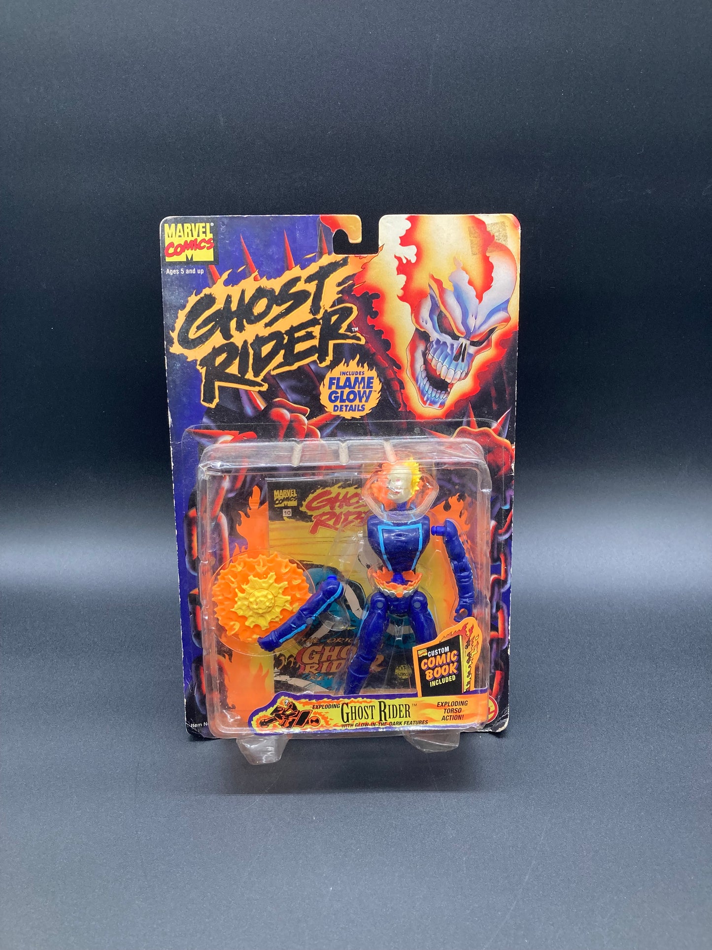 Ghost Rider (Glow In The Dark Exploding) Toybiz 1996