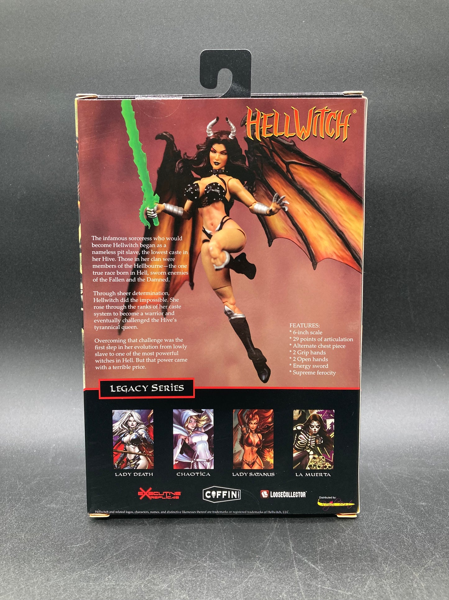 Hellwitch Legacy Series Action Figure Coffin Comics Executive Replicas 2024