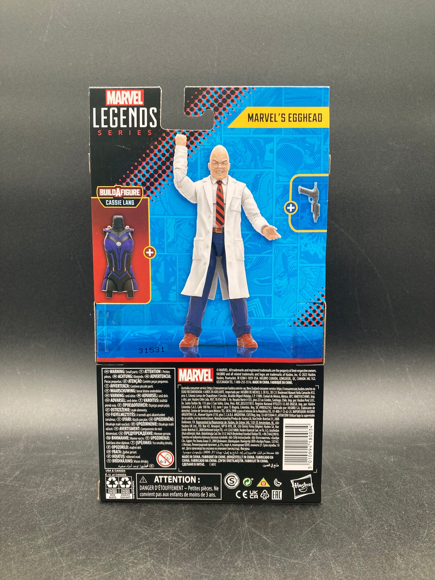 Egghead Hasbro Marvel Legends Figure Cassie Lang BAF 2023