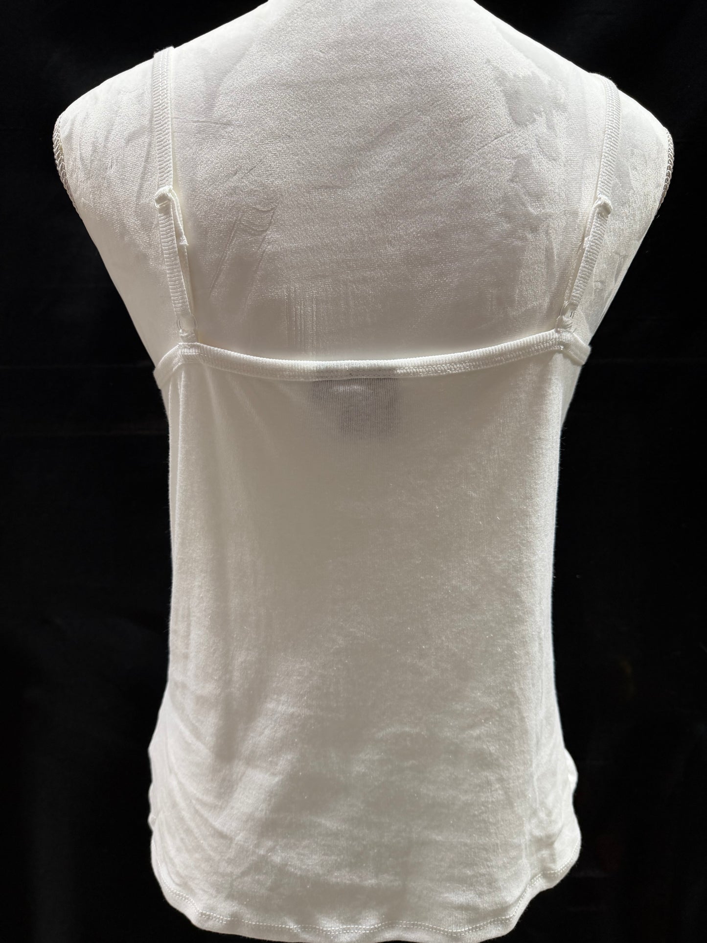 White Superman Adjustable Spaghetti Strap Tank by Mad Engine