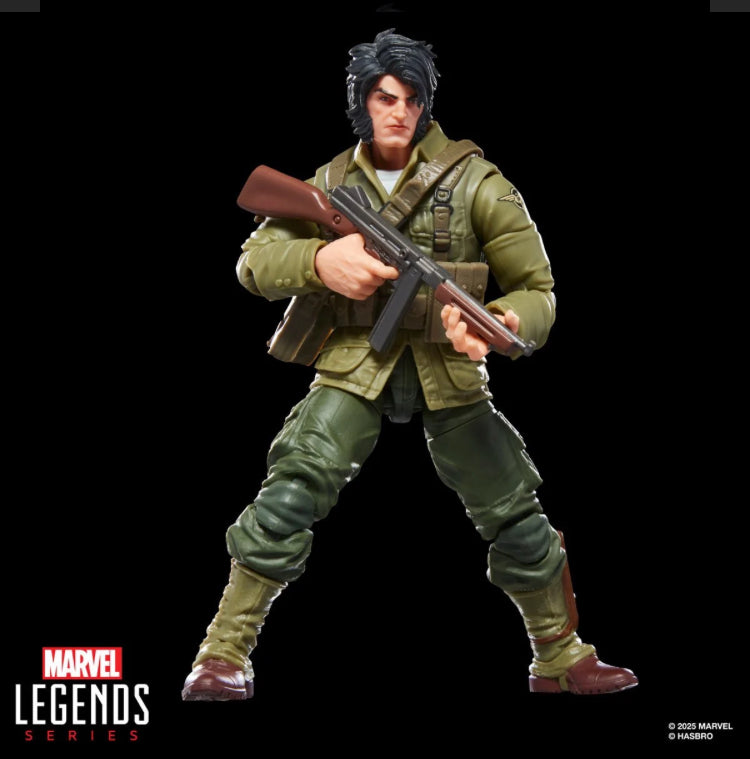 Wolverine (WWII Logan) Hasbro Marvel Legends Figure Executioner BAF 2025