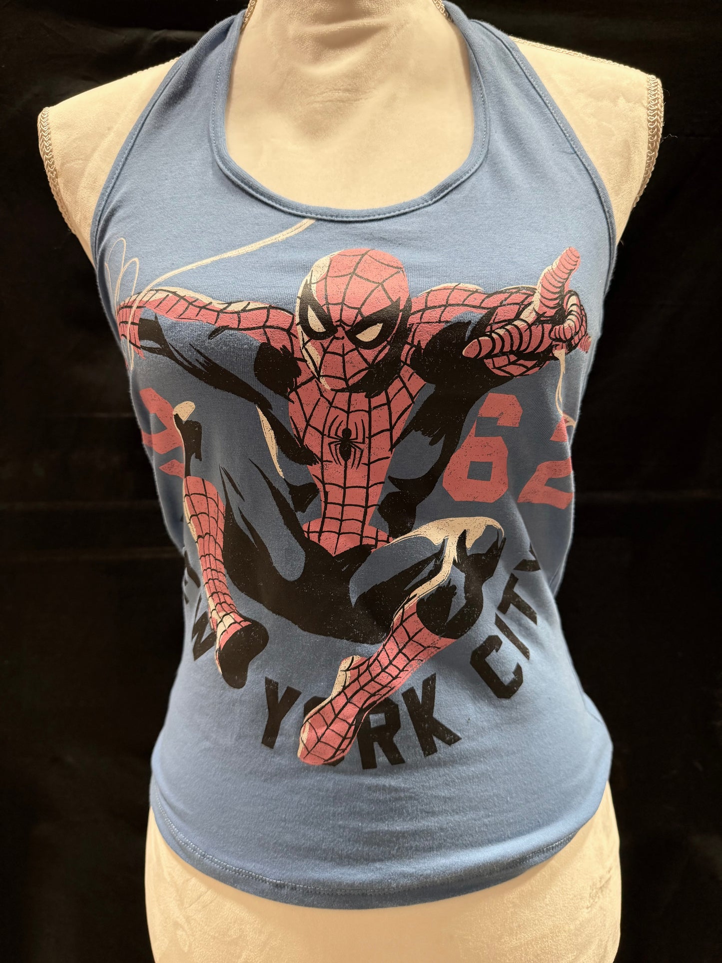 Women's Marvel Spider-Man Graphic Halter Neck Tank