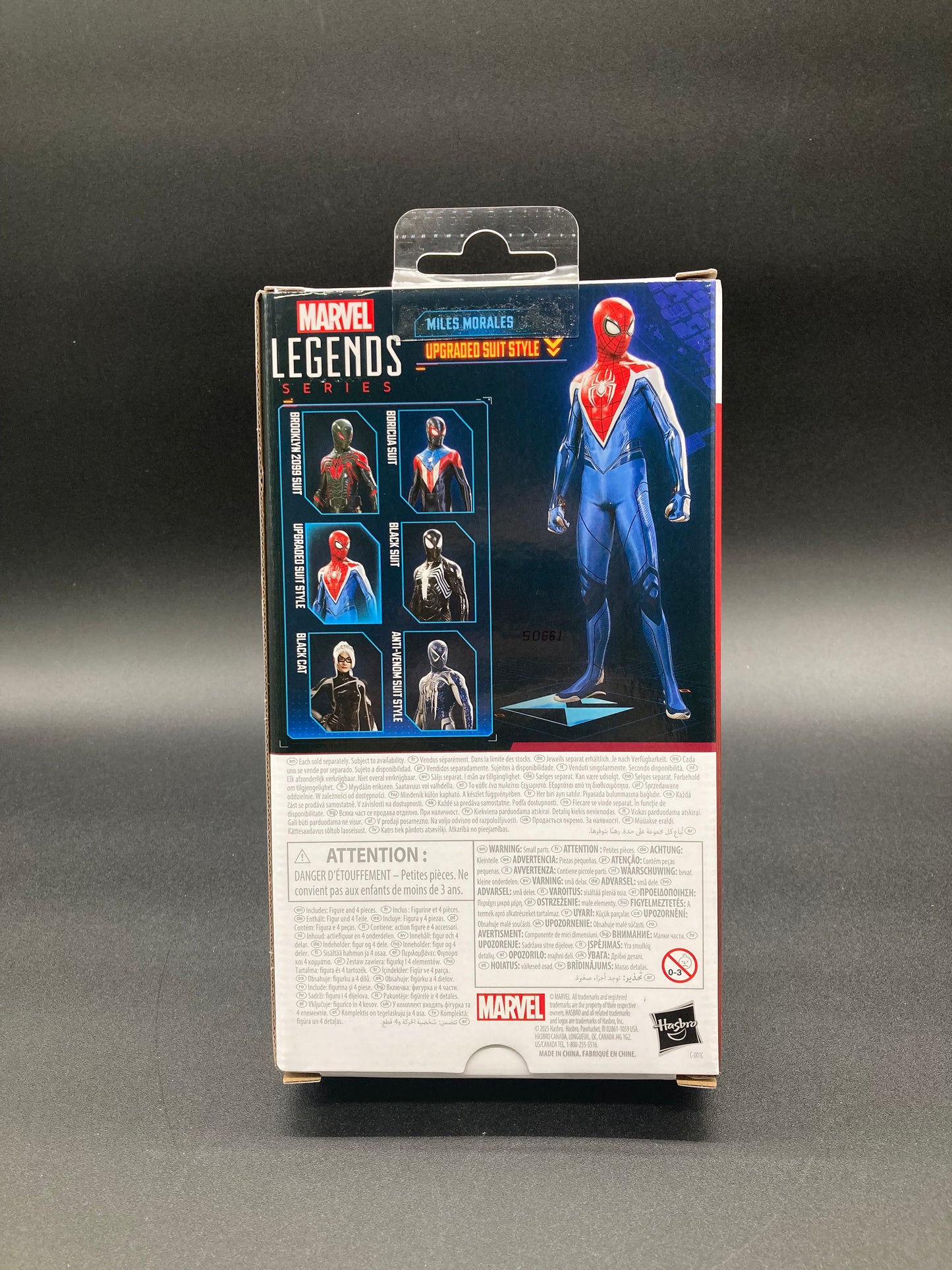 Miles Morales Upgraded Suit Hasbro Marvel Legends GamerVerse Spider-Man 2 Figure 2025