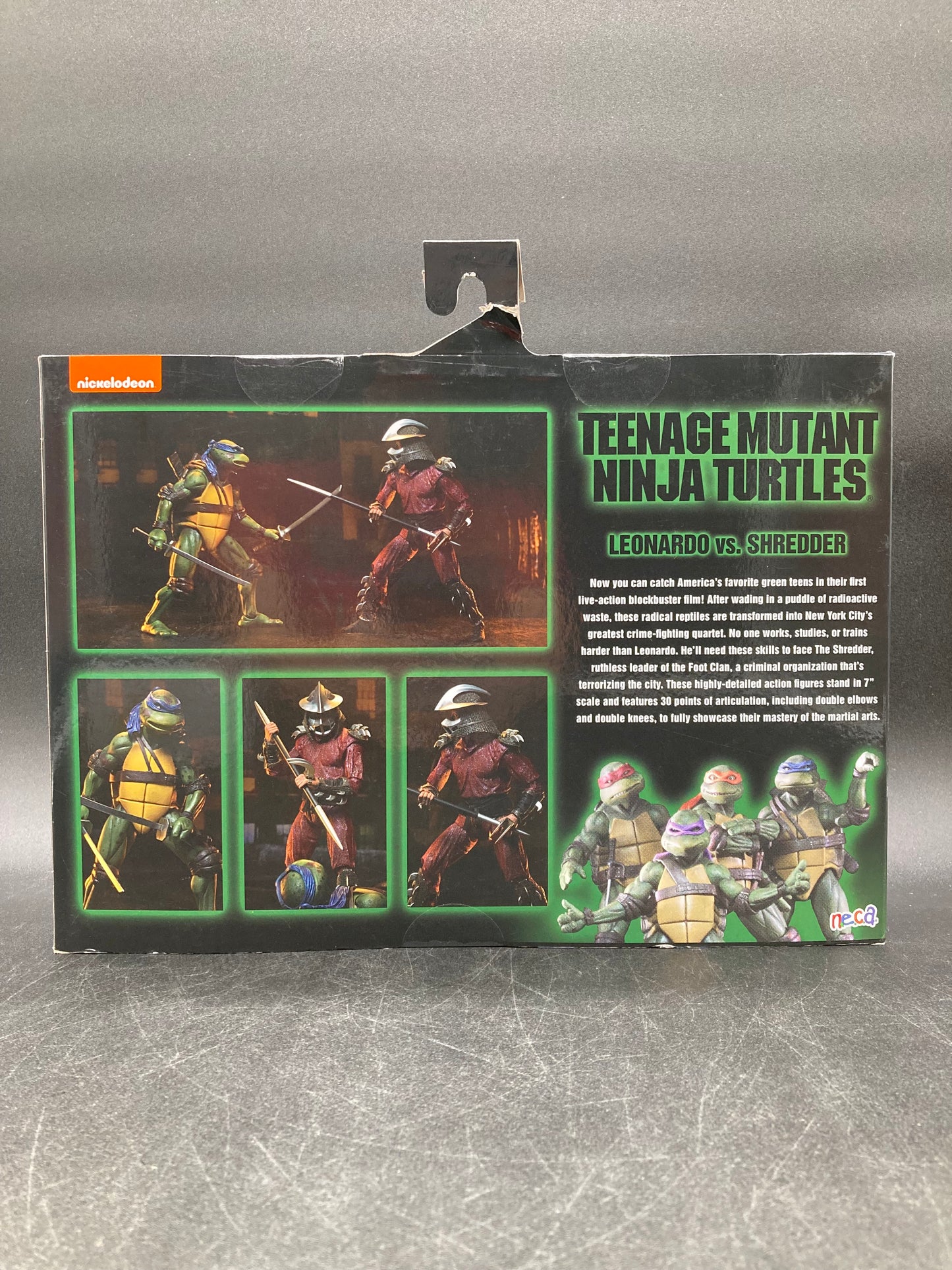 Leonardo & Shredder NECA Teenage Mutant Ninja Turtles Movie Figures 2024