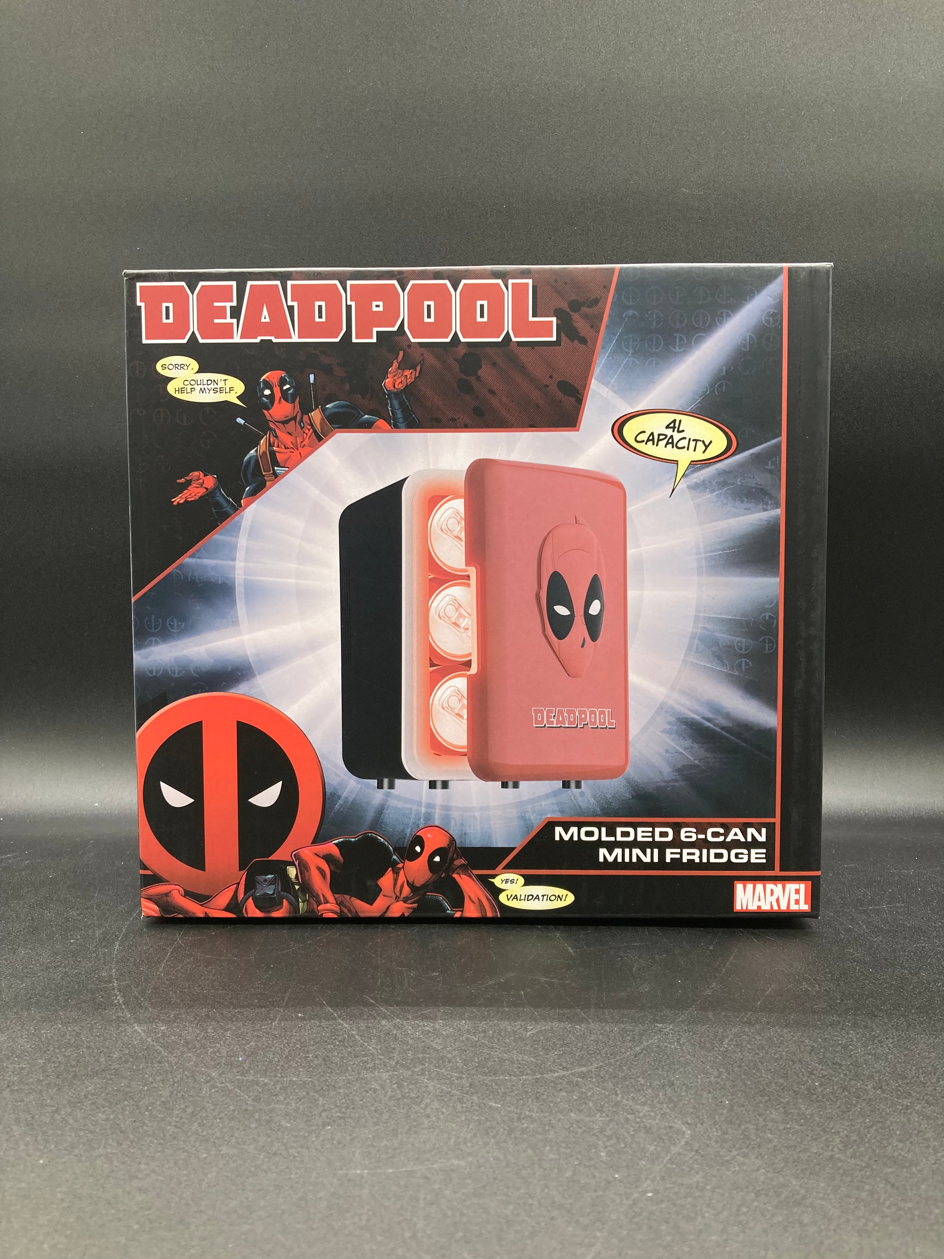Deadpool Molded 6-Can Mini Fridge